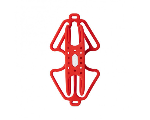 Держатель для смартфона 07-200321 силиконовый на кисть руки универсальный 4.7'-7,2' RUN TIE HANDHELD для бега и свободного ношения красный BONE