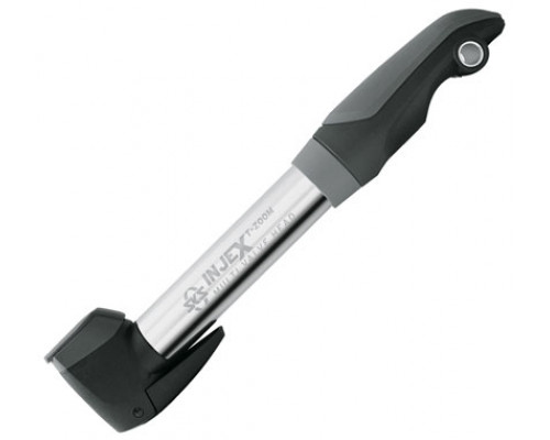 Насос 0-11017 Injex T-Zoom SKS-11017 пластик, 2-е головки телескопический Т-образная ручка черный