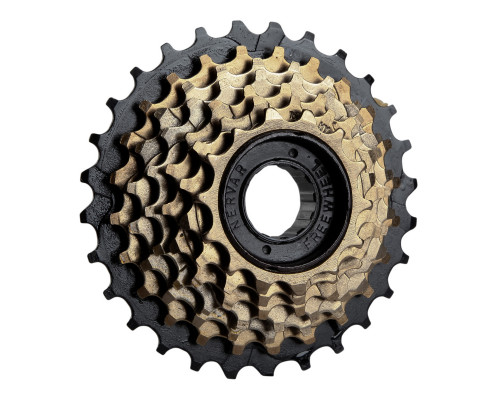 Кассета трещотка 7 скоростей 00-170041 FREEWHEEL 7х14-28 HG/UG коричневая SHUNFENG