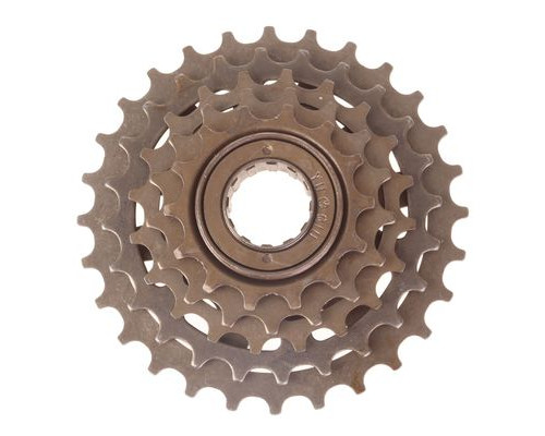 Кассета трещотка 5 скоростей 00-170042 FREEWHEEL 5х14-28 HG/UG коричневая
