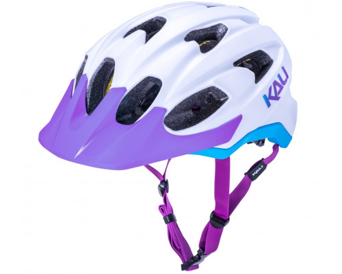 Шлем 02-21720137 TRAIL/MTB PACE 15 отверстий, Mat Wht/Blu/Prp размер L/XL 58-62 бело-фиолет/голубой LDL, CF, KALI