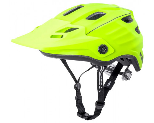 Шлем 02-419147 ENDURO/MTB MAYA2.0 REVOLT Mat Tnm/Fluo Ylw 12 отверстий, 60-63см черно-неоновый матовый KALI