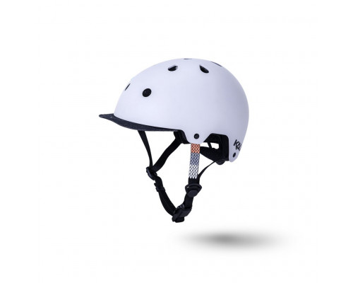 Шлем 02-50121216 URBAN/BMX Saha Cozy 11 отверстий, матовый/ серый/черный S/M(54-58см) KALI