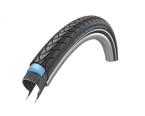 Покрышка 24x1.00 (25-540) 05-10282540 MARATHON PLUS Perf, SmartGuard супер антипрокольная, TwinSkin, GR/B HS440 2Grip GRC 67EPI. серо-черная SCHWALBE