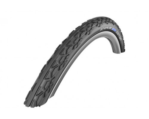Покрышка 24x1.00 (25-540) 05-10282645.01 DOWNTOWN K-Guard, TwinSkin GR/B HS342 2Grip GRC 50EPI. серо-черная SCHWALBE