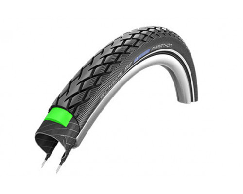 Покрышка 28x1.50/700x38C (40-622) 05-11100005 MARATHON Perf, GreenGuard антипрокольная, TwinSkin, B/B+RT (светоотражающая полоса) HS420 EC 67EPI 28B. SCHWALBE