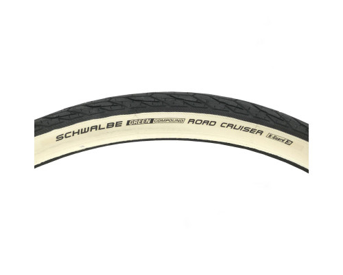 Покрышка 20X1.75 05-11101293 ROAD CRUISER K-Guard, TwinSkin 47-406 B/W HS484 GREEN 50EPI SCHWALBE