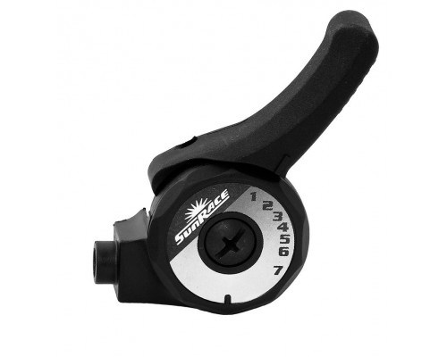 Переключатель скоростей SLM2T.R5Q0.0S0.OE 06-201351 под большой палец M2T правый, 5 скоростей, трос 2150мм SUNRACE