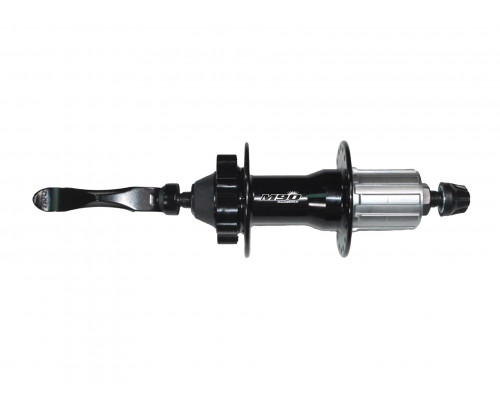Втулка HBM96.R9QS.DS1.BX 06-201510 M96 (задняя с эксцентриком) 9S, 32H, под диск тормозной 135/145, алюминий, матовый черный, SUNRACE