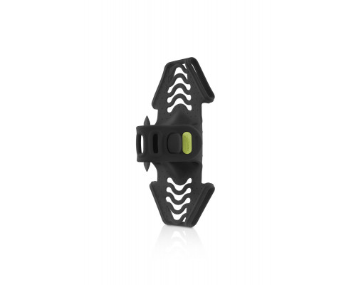 Держатель для смартфона 07-180020 силиконовый на вынос универсальный 4.0'-6.5' BIKE TIE PRO 2 черный BONE