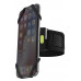 Держатель для смартфона 07-185020 силиконовый на руку (размер L) универсальный 4.0'-6.5' RUN TIE черный BONE
