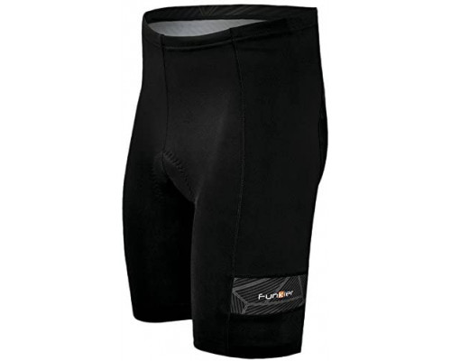 Велошорты 12-333 Roma S-227-B1 Men Active 7 panel Shortsс памперсом B1 черные размер XXL FUNKIER