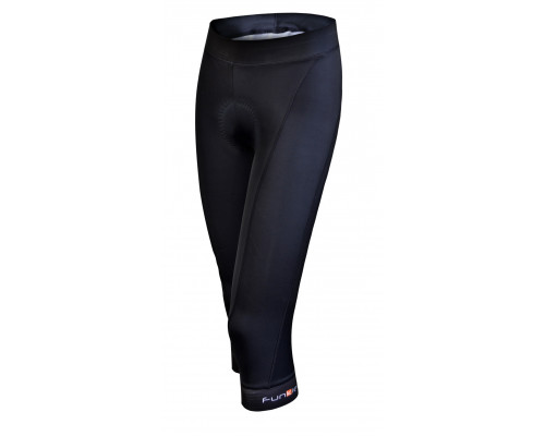 Велошорты/бриджи 12-438 женские Tortoli S-117-C13 Women Pro Knee Tights 3/4 с памперсом C13 черные размер L Funkier