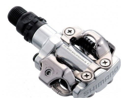 Педали .EPDM520S 2-5016 алюминиевый замковые ось Cr-Mo 380г серые  SHIMANO