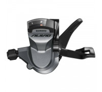 Переключатель ALIVIO ESLM4010LB 2-5080 2 скоростей левый+трос1800мм черный  SHIMANO