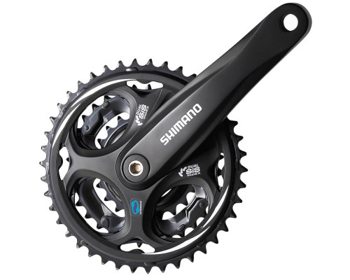 Система ALTUS EFCM311E222XL 2-973 7-8 скоростей 42/32/22 шатуны 175мм черная  SHIMANO