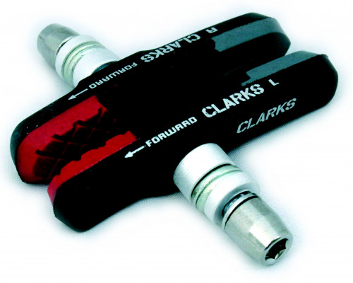 Тормозные колодки CPS-301 3-110 цветные всепогодные 72мм с крепежом 3 профиля CLARK`S