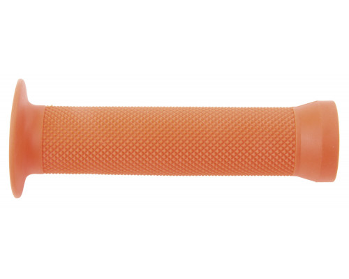 Ручки .С83 на руль 3-362 резиновые BMX 135мм торцевая защита + защита от проскальзования оранжевые CLARK`S