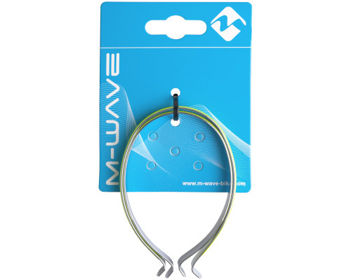 Светоотражающие стяжки 5-120967 на ногу для удержания одежды от попадания в цепь, ABS пластик, пара на блистере M-WAVE