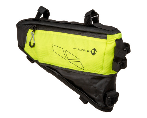 Подсумок 5-122638 подрамный походный раскладной увеличивающийся до 4,2 л, 42х14х25см 100% влагозащитный неоново-желтый M-WAVE