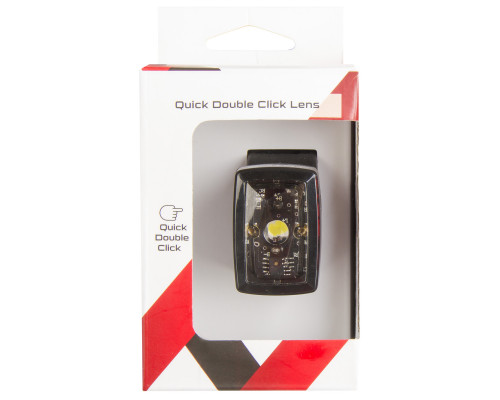 Фонарь 5-221551 задний/передний, повышенной яркости/3функции белый с батарейками компактный быстросъемный SMART