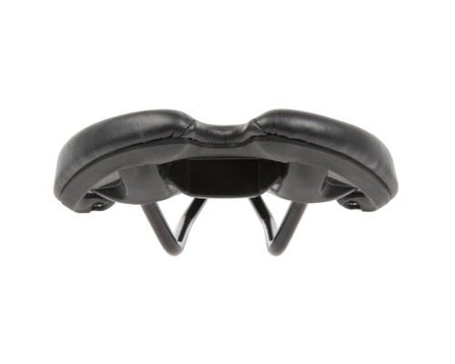 Седло 5-250075 спортивное 280х142мм V-design, Air-Shock-Absorbing, 274г, черное VENTURA-ASA R1