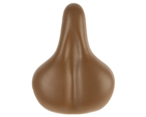 Седло 5-251022 комфортное 265х200мм эластом. анатомическое специальный наполнитель с закрыт. пружин. с боковой защит. коричневое M-WAVE ELAST-CITY