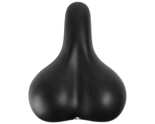 Седло 5-251028 комфортное 250х210мм (size L) специальный наполнитель бесшовное вакуумная технология 459г черное VACU CITY M-WAVE