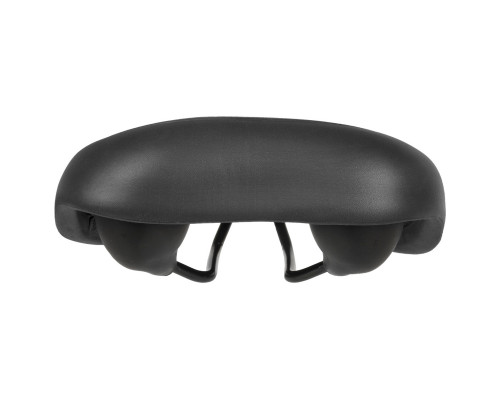 Седло 5-251060 комфортное 262х216мм специальный мягкий наполнитель EVA, суперпрочное покрытие 448г черное M-WAVE EVA CITY