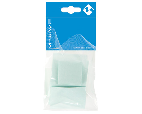 Защита перьев рамы 5-303351 наклейки (1*500х55мм+1*35x260мм+6*35x35мм) прозрачная прочная фольга M-WAVE