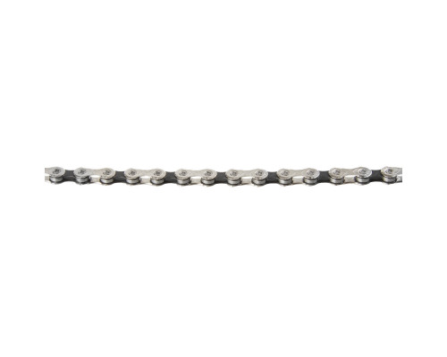 Цепь 5-303538 (5-301066) 1/2″x11/128″ Х-11 114 звеньев с замк. для SHIMANO/SRAM/CAMPAGNOLO 11 скоростная в пластик коробке серебристо-черная KMC