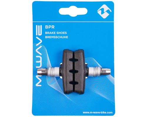 Тормозные колодки 5-361030 с крепежом симметричные 55мм для стальных и алюминиевых ободов черный  M-WAVE