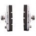 Тормозные колодки+картридж 5-361770 ROAD 55мм симметричные с крепежом для стальных и алюминиевых ободов (SHIMANO совместимые)  M-WAVE