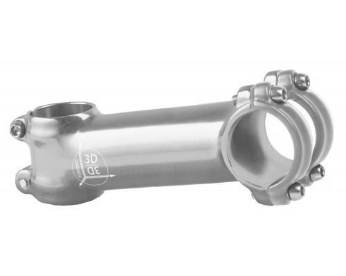 Вынос внешний 5-404259 нерегулируемый 1 1/8″ 100мм/+7` для руля 31,8мм алюминиевый кованый анодированный серебристый M-WAVE