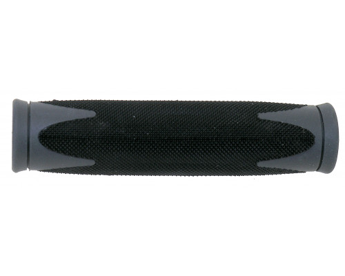Ручки 5-410360 на руль резиновые 2-х компонентные 130мм черно-серые (на блистере) VELO