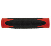 Ручки 5-410361 на руль резиновые 2-х компонентные 130мм черно-красные (на блистере) VELO