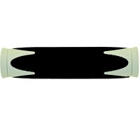 Ручки 5-410369 на руль резиновые 2-х компонентные 130мм черно-белые (на блистере) VELO