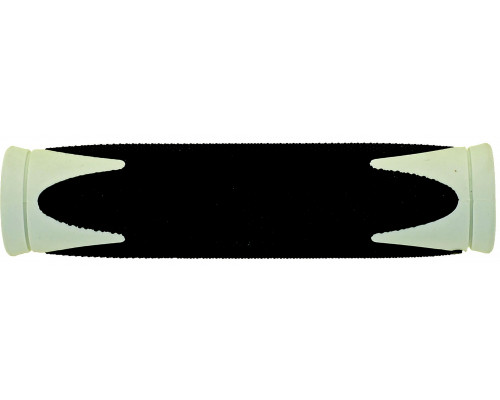 Ручки 5-410369 на руль резиновые 2-х компонентные 130мм черно-белые (на блистере) VELO