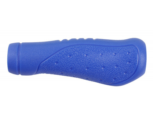 Ручки 5-410534 на руль 2-компонентные резиновые/гель эгономичные антискользящие 125мм синие