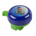 Звонок 5-420119 сталь/пластик детский с 3D-рисунком 6 цветов в ассортитенте (на блистере) M-WAVE