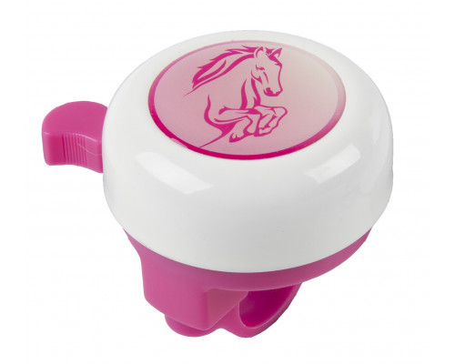 Звонок 5-420119 сталь/пластик детский с 3D-рисунком 6 цветов в ассортитенте (на блистере) M-WAVE