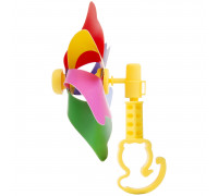 Пропеллер 5-420591 для детского велосипеда пластиковый универсальный крепление на руль цветной (на блистере) VENTURA