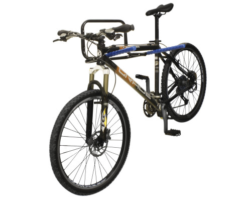 Держатель вело 5-430217 настенный ″горизонт″+полочка до 20кг сталь складной черно-синий M-WAVE