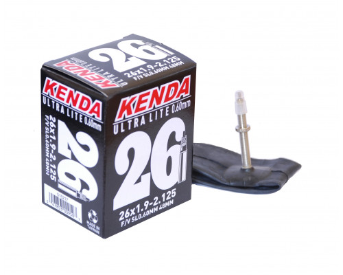 Камера 26″ спорт ниппель 48мм 5-515217 резьба 1,9-2,125 (47/57-559) толщина стенки 0,6мм ULTRALITE KENDA