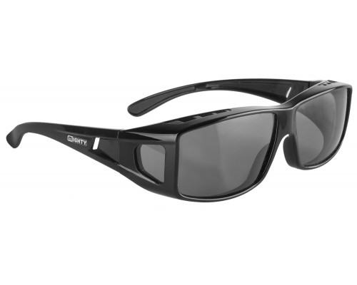 Очки 5-710903 солнцезащитные ПОЛЯРИЗАЦИОННЫЕ, затемненные, вентилируемая поверхность очков с диоптриями черные RAYON FIT MIGHTY