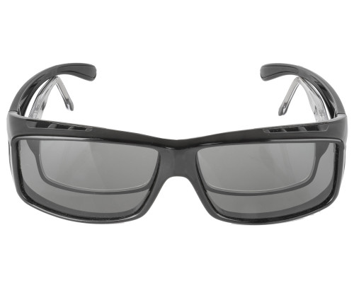 Очки 5-710903 солнцезащитные ПОЛЯРИЗАЦИОННЫЕ, затемненные, вентилируемая поверхность очков с диоптриями черные RAYON FIT MIGHTY