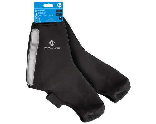 Защита обуви 5-715314 неопреновая светоотражающие элементы размер L/LXL черная M-WAVE