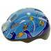 Шлем .детский/подростк. 5-731000 с сеточкой 6 отверстий 52-56см SEA WORLD/голубой M-WAVE