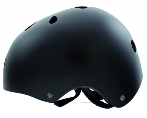 Шлем 5-731184 универс/ВМХ/FREESTYLE 11 отверстий,суперпрочный 54-58см матово-черный M-WAVE
