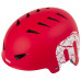 Шлем 5-731224 универс/ВМХ/FREESTYLE 14 отверстий, ABS-суперпрочный 54-58см красный матовый MIGHTY X-STYLE